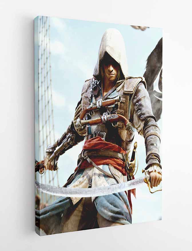 P101 Assassin's Creed Canvas Art Prints, T-Shirts, Posters, and Mugs, Cushion Cover Expressive Collection