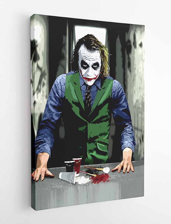 P103 Joker Canvas Art Prints, T-Shirts, Posters, and Mugs, Cushion Cover Expressive Collection