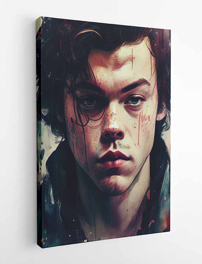 P45 Harry Styles Canvas Art Prints, T-Shirts, Posters, and Mugs, Cushion Cover Expressive Collection