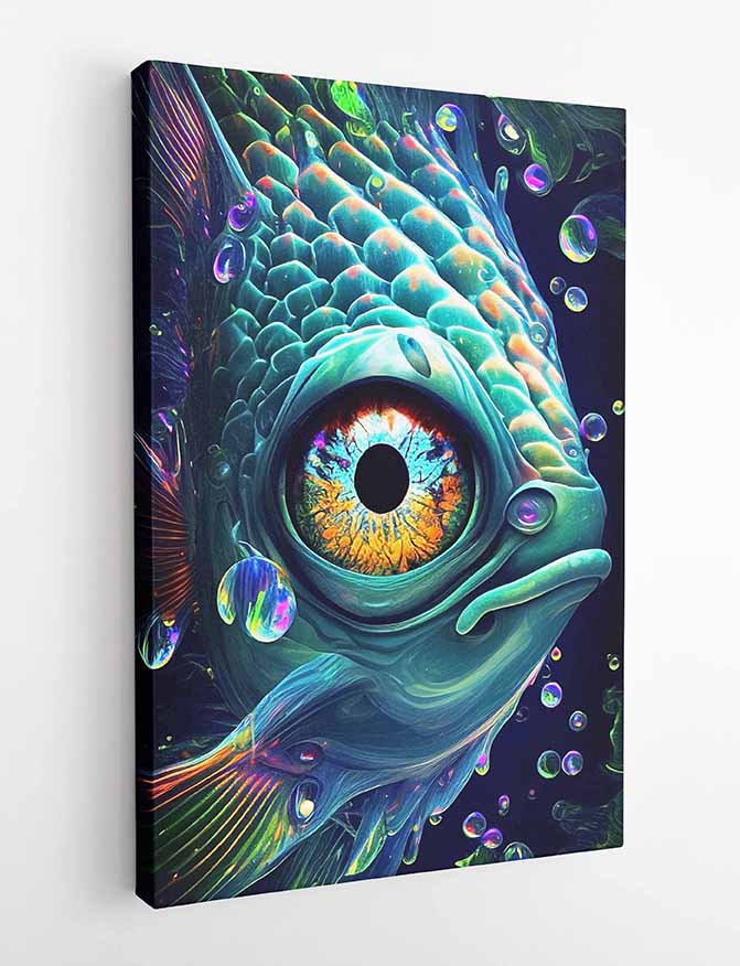 T211 Fish Canvas Art Prints, T-Shirts, Posters, and Mugs, Cushion Cover Expressive Collection