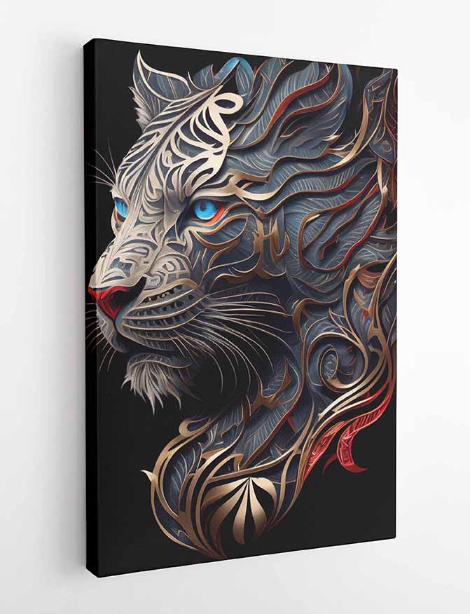 T101 Lion Canvas Art Prints, T-Shirts, Posters, and Mugs, Cushion Cover Expressive Collection