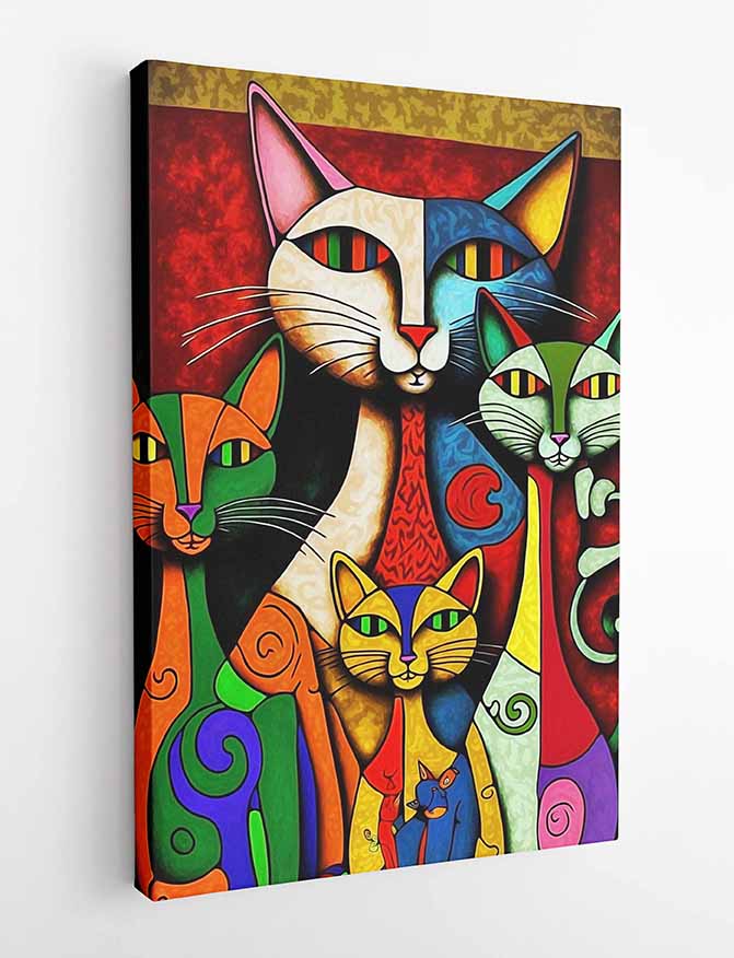 T280 Cat Canvas Art Prints, T-Shirts, Posters, and Mugs, Cushion Cover Expressive Collection