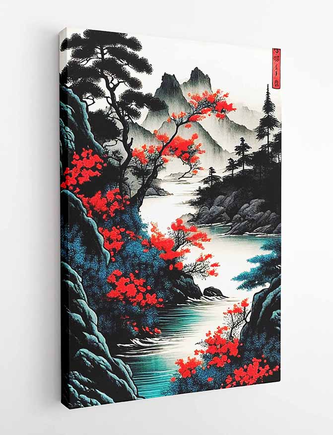 T39 Japanese Art Canvas Art Prints, T-Shirts, Posters, and Mugs, Cushion Cover Expressive Collection