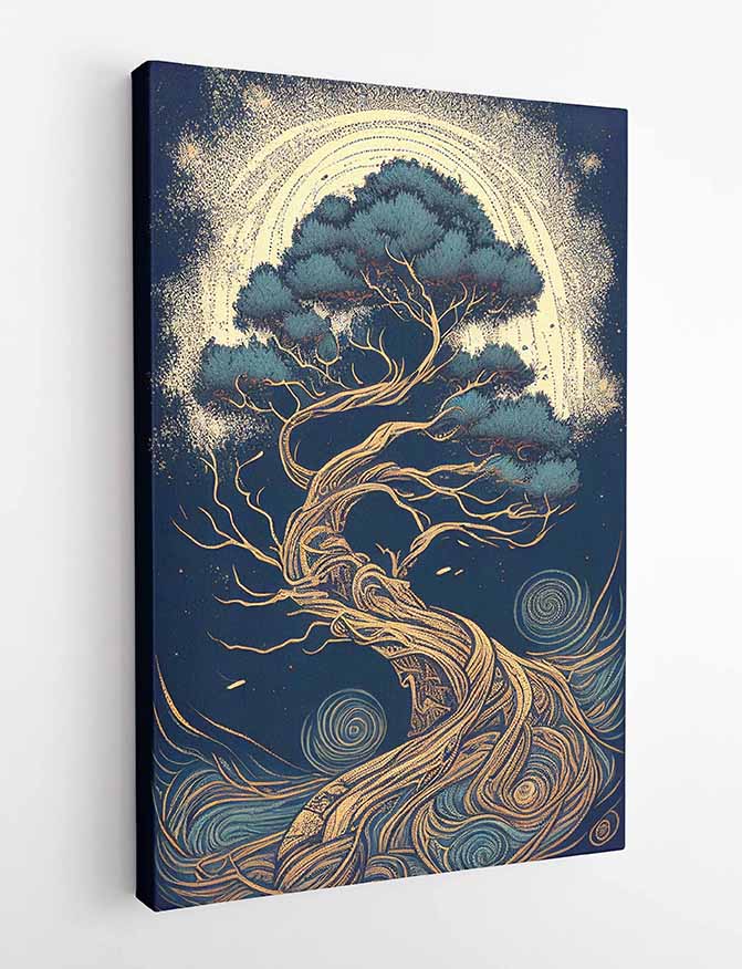 T110 Tree Canvas Art Prints, T-Shirts, Posters, and Mugs, Cushion Cover Expressive Collection