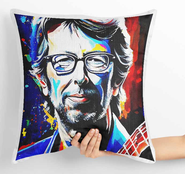 P136 Eric Clapton Canvas Art Prints, T-Shirts, Posters, and Mugs, Cushion Cover Expressive Collection