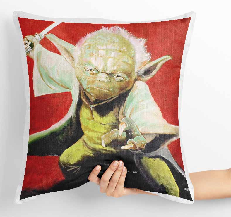 P114 YODA Canvas Art Prints, T-Shirts, Posters, and Mugs, Cushion Cover Expressive Collection