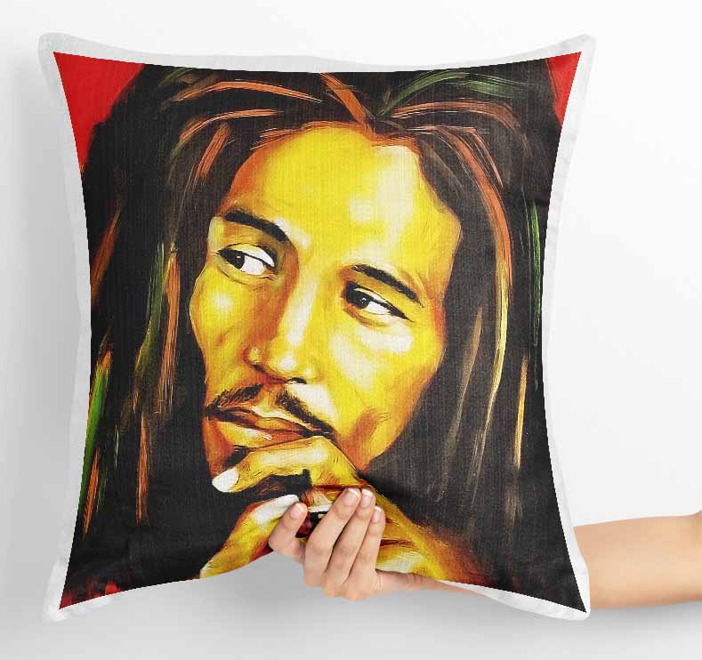 P115 Bob Marley Canvas Art Prints, T-Shirts, Posters, and Mugs, Cushion Cover Expressive Collection