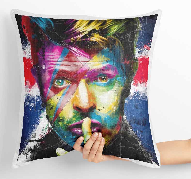 P121 David Bowie Canvas Art Prints, T-Shirts, Posters, and Mugs, Cushion Cover Expressive Collection