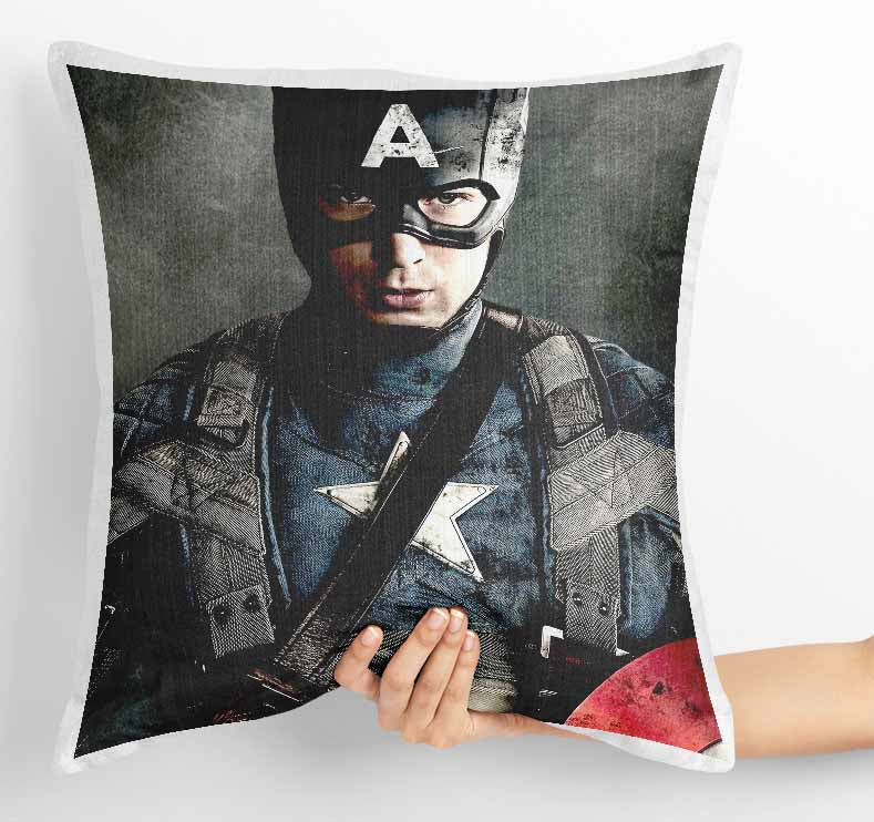 P102 Captain America Canvas Art Prints, T-Shirts, Posters, and Mugs, Cushion Cover Expressive Collection