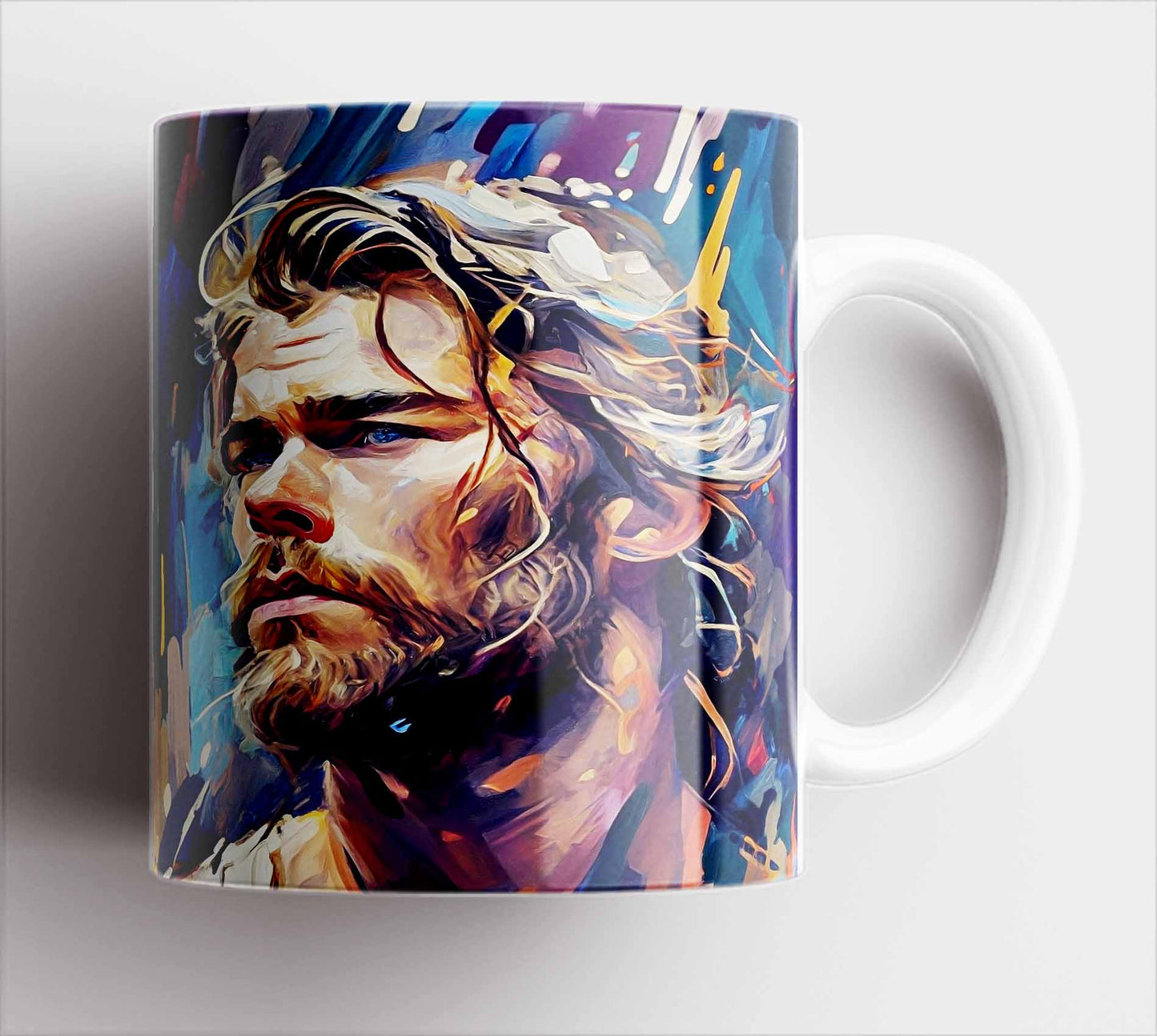 P141 Chris Hemsworth Canvas Art Prints, T-Shirts, Posters, and Mugs, Cushion Cover Expressive Collection