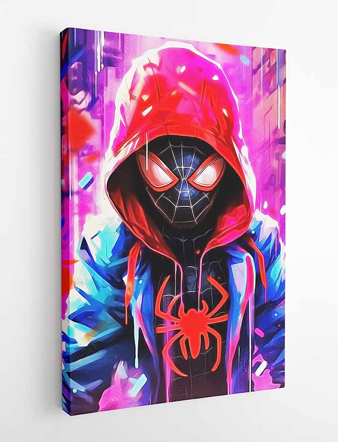 P224 Spiderman Canvas Art Prints, T-Shirts, Posters, and Mugs, Cushion Cover Expressive Collection