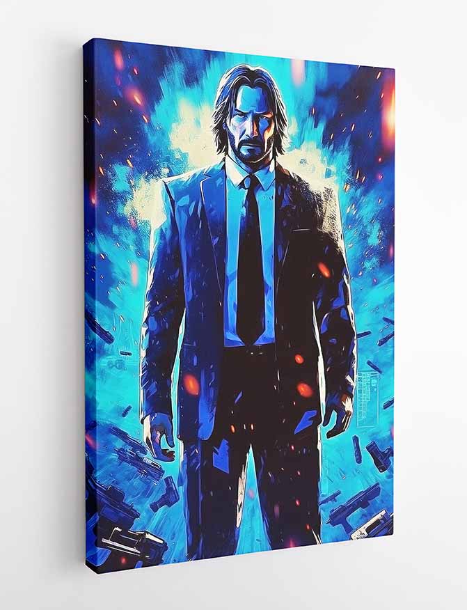 P227 John Wick Canvas Art Prints, T-Shirts, Posters, and Mugs, Cushion Cover Expressive Collection