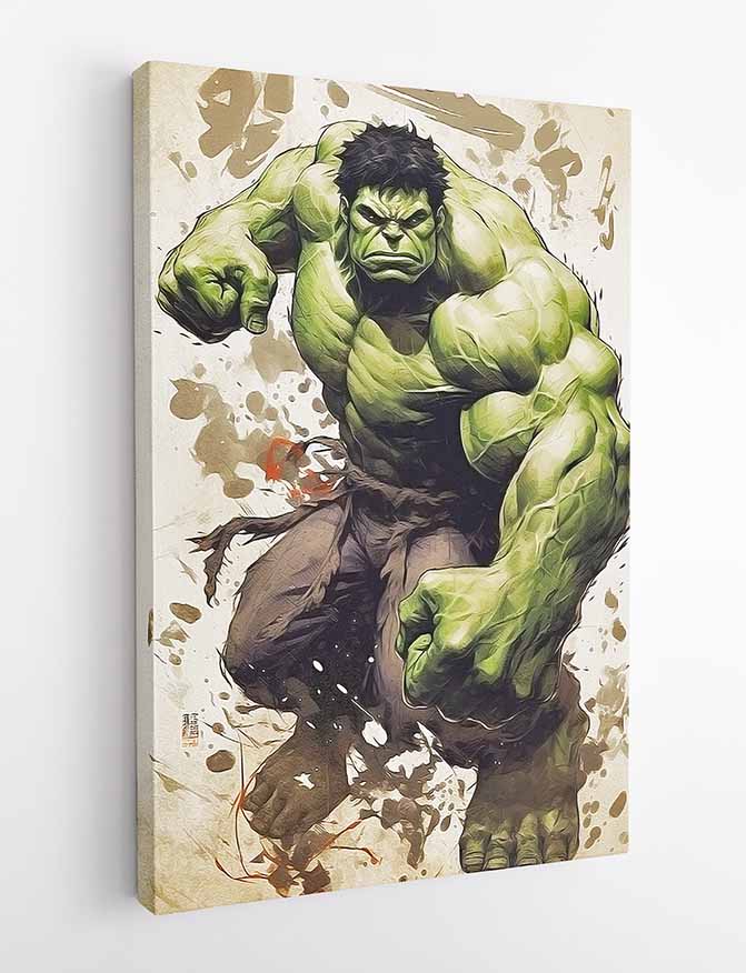 P238 Hulk Canvas Art Prints, T-Shirts, Posters, and Mugs, Cushion Cover Expressive Collection