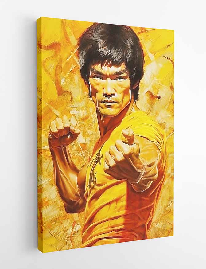 P239 Bruce Lee Canvas Art Prints, T-Shirts, Posters, and Mugs, Cushion Cover Expressive Collection