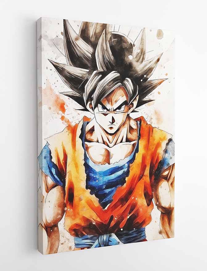 P242 Dragon Ball Goku Canvas Art Prints, T-Shirts, Posters, and Mugs, Cushion Cover Expressive Collection