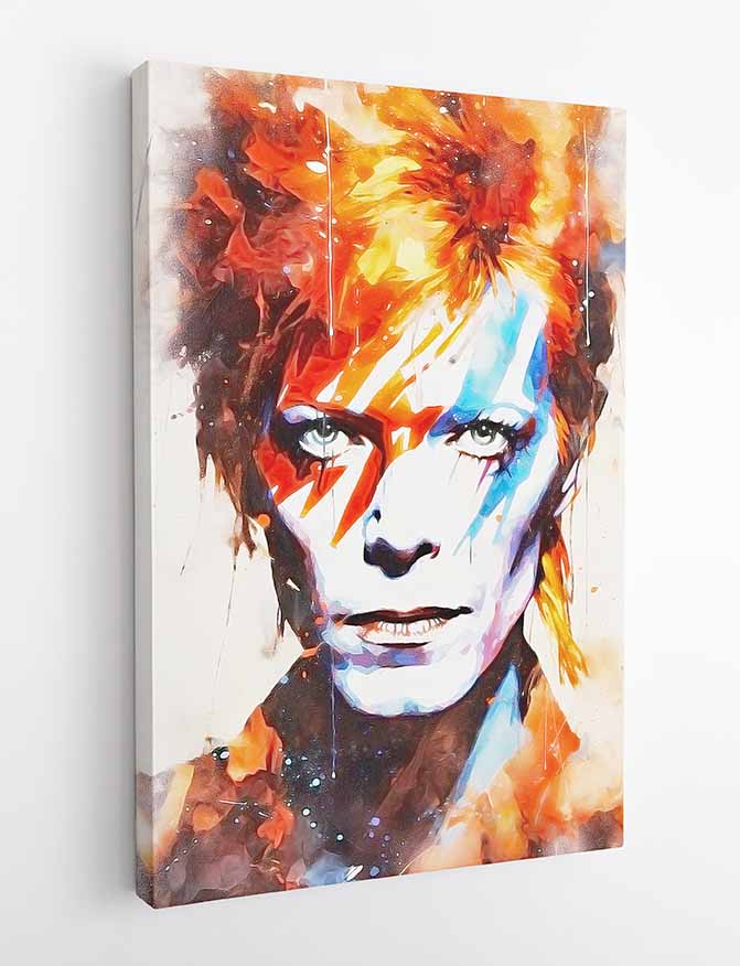 P246 David Bowie Canvas Art Prints, T-Shirts, Posters, and Mugs, Cushion Cover Expressive Collection