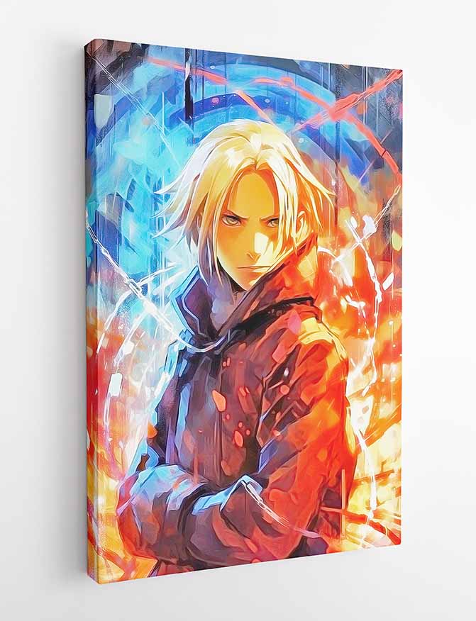 P247 Edward Elric Canvas Art Prints, T-Shirts, Posters, and Mugs, Cushion Cover Expressive Collection