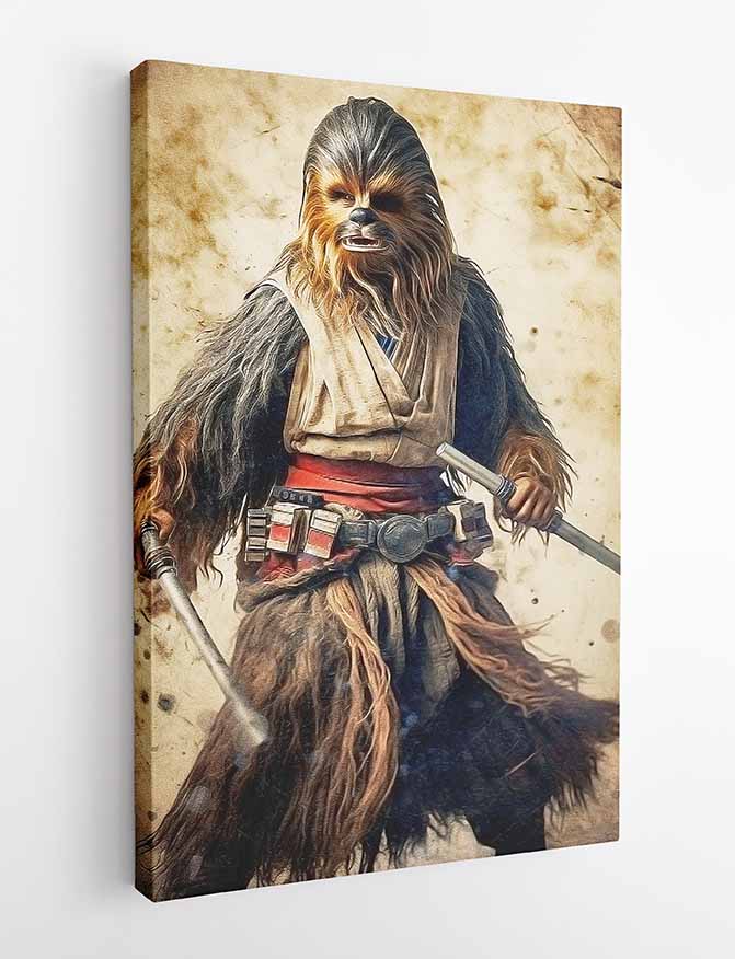 P251 Chewbacca Canvas Art Prints, T-Shirts, Posters, and Mugs, Cushion Cover Expressive Collection