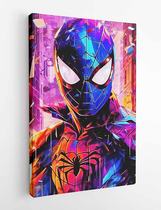 P263 Spider Man Canvas Art Prints, T-Shirts, Posters, and Mugs, Cushion Cover Expressive Collection