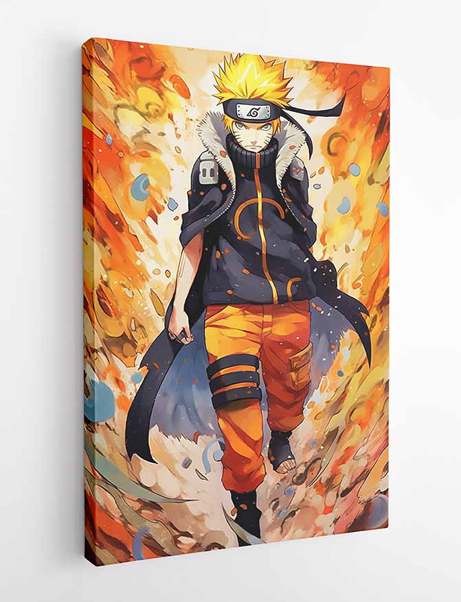 P266 Naruto Uzumaki Canvas Art Prints, T-Shirts, Posters, and Mugs, Cushion Cover Expressive Collection