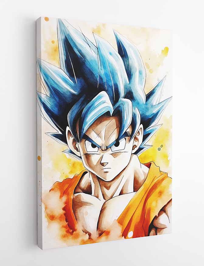 P272 Dragon Ball Goku Canvas Art Prints, T-Shirts, Posters, and Mugs, Cushion Cover Expressive Collection