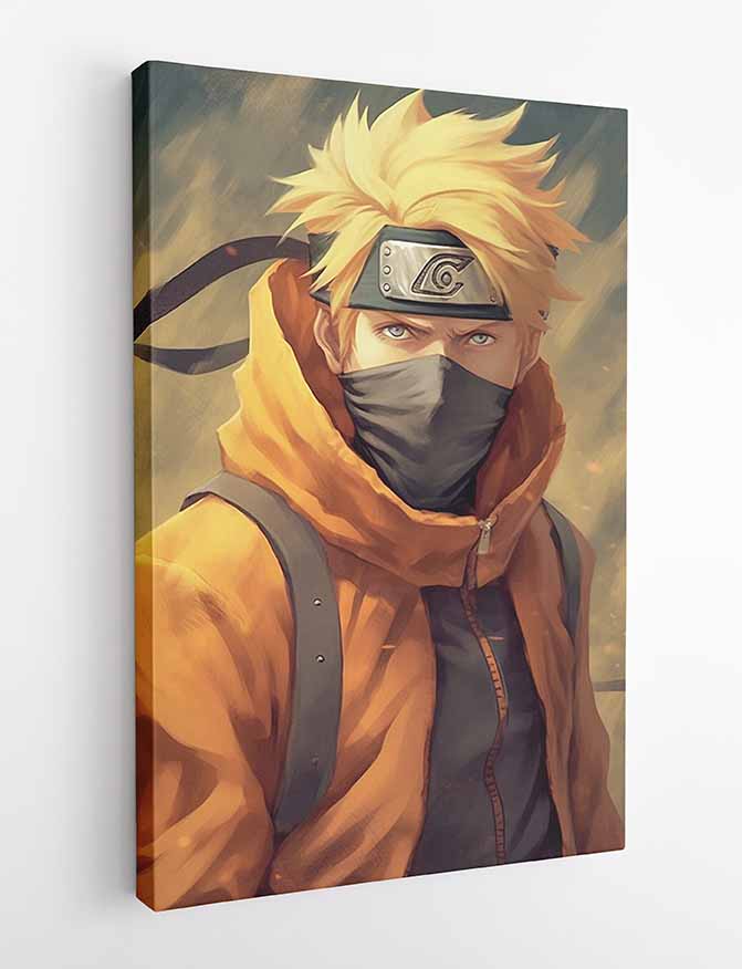 P282 Naruto Uzumaki Canvas Art Prints, T-Shirts, Posters, and Mugs, Cushion Cover Expressive Collection