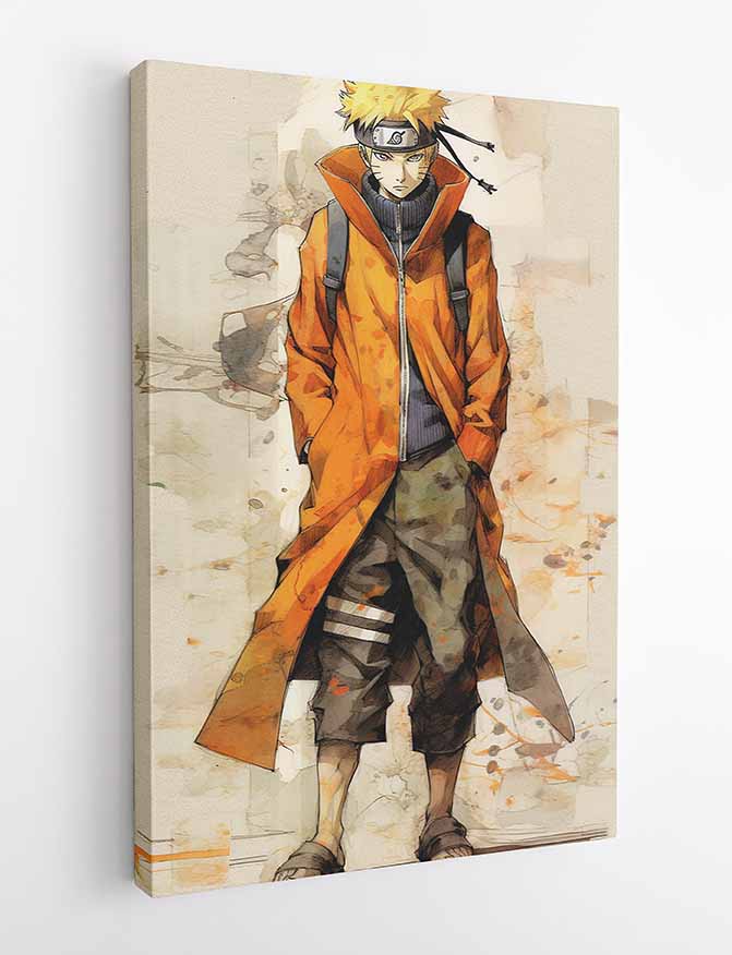 P283 Naruto Uzumaki Canvas Art Prints, T-Shirts, Posters, and Mugs, Cushion Cover Expressive Collection