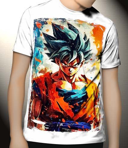 P211 Dragon Ball Goku Canvas Art Prints, T-Shirts, Posters, and Mugs, Cushion Cover Expressive Collection