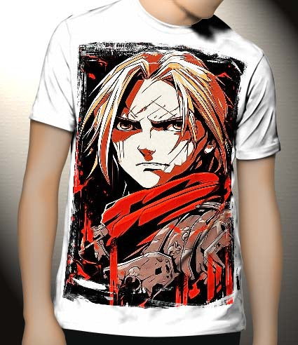 P214 Edward Elric Canvas Art Prints, T-Shirts, Posters, and Mugs, Cushion Cover Expressive Collection