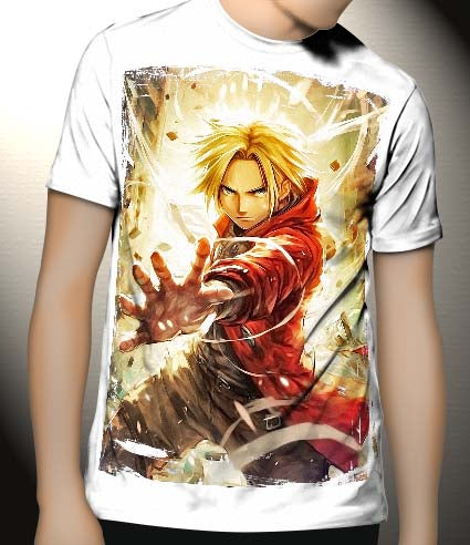 P215 Edward Elric Canvas Art Prints, T-Shirts, Posters, and Mugs, Cushion Cover Expressive Collection