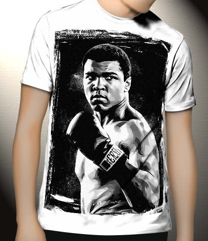 P232 Muhammad Ali Canvas Art Prints, T-Shirts, Posters, and Mugs, Cushion Cover Expressive Collection