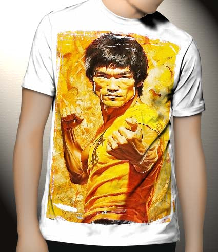 P239 Bruce Lee Canvas Art Prints, T-Shirts, Posters, and Mugs, Cushion Cover Expressive Collection