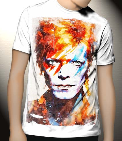 P246 David Bowie Canvas Art Prints, T-Shirts, Posters, and Mugs, Cushion Cover Expressive Collection