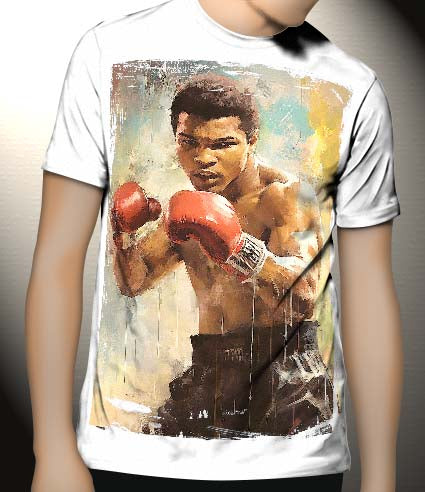 P270 Muhammad Ali Canvas Art Prints, T-Shirts, Posters, and Mugs, Cushion Cover Expressive Collection