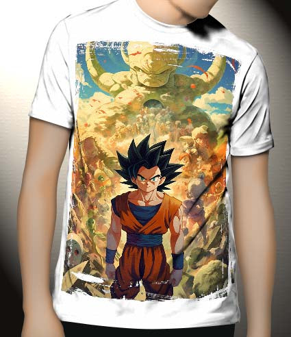 P275 Dragon Ball Goku Canvas Art Prints, T-Shirts, Posters, and Mugs, Cushion Cover Expressive Collection