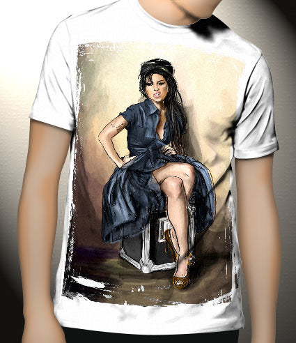 P92 Amy Winehouse Canvas Art Prints, T-Shirts, Posters, and Mugs, Cushion Cover Expressive Collection