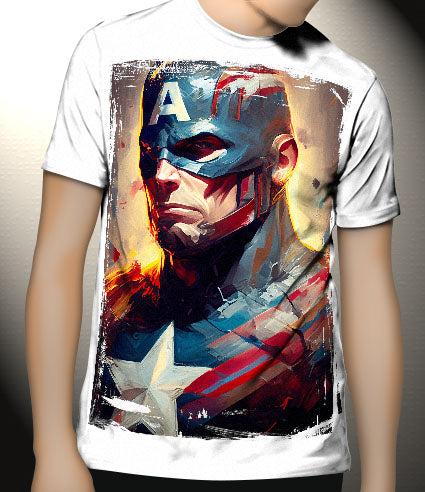 P11 Captain America Canvas Art Prints, T-Shirts, Posters, and Mugs, Cushion Cover Expressive Collection