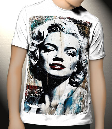 P190 Marilyn Monroe Canvas Art Prints, T-Shirts, Posters, and Mugs, Cushion Cover Expressive Collection