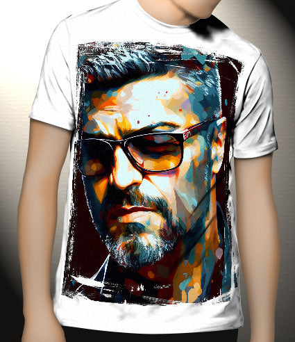 P19 George Michael Canvas Art Prints, T-Shirts, Posters, and Mugs, Cushion Cover Expressive Collection