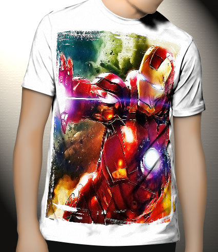 P106 Iron Man Canvas Art Prints, T-Shirts, Posters, and Mugs, Cushion Cover Expressive Collection